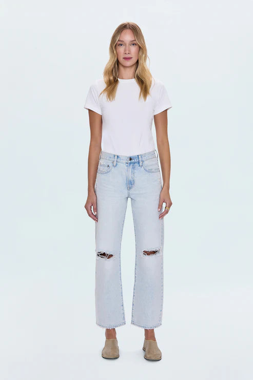 Pistola Lexi Mid Rise Bowed Straight