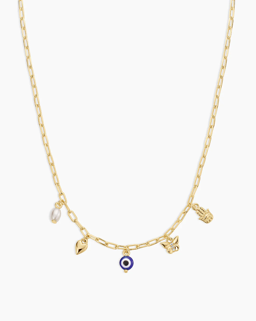 Gorjana Connection Mini Charm Necklace