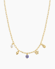 Gorjana Connection Mini Charm Necklace