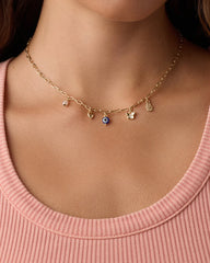 Gorjana Connection Mini Charm Necklace