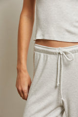PerfectWhiteTee Maddie Brushed Waffle Drawstring Pant