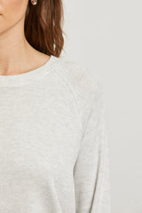 PerfectWhiteTee Cooper Brushed Waffle L/S Raglan Crew