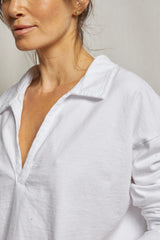 Perfectwhitetee Alison Tenessee Jersey Collared Shirt