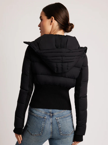 Blanc Noir Asymmetrical Puffer Jacket Urban Minx