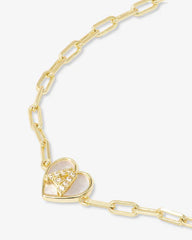 Melinda Maria Love Letters Heart Bracelet  "A"