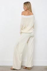 LA Made Carol Off The Shoulder Pullover