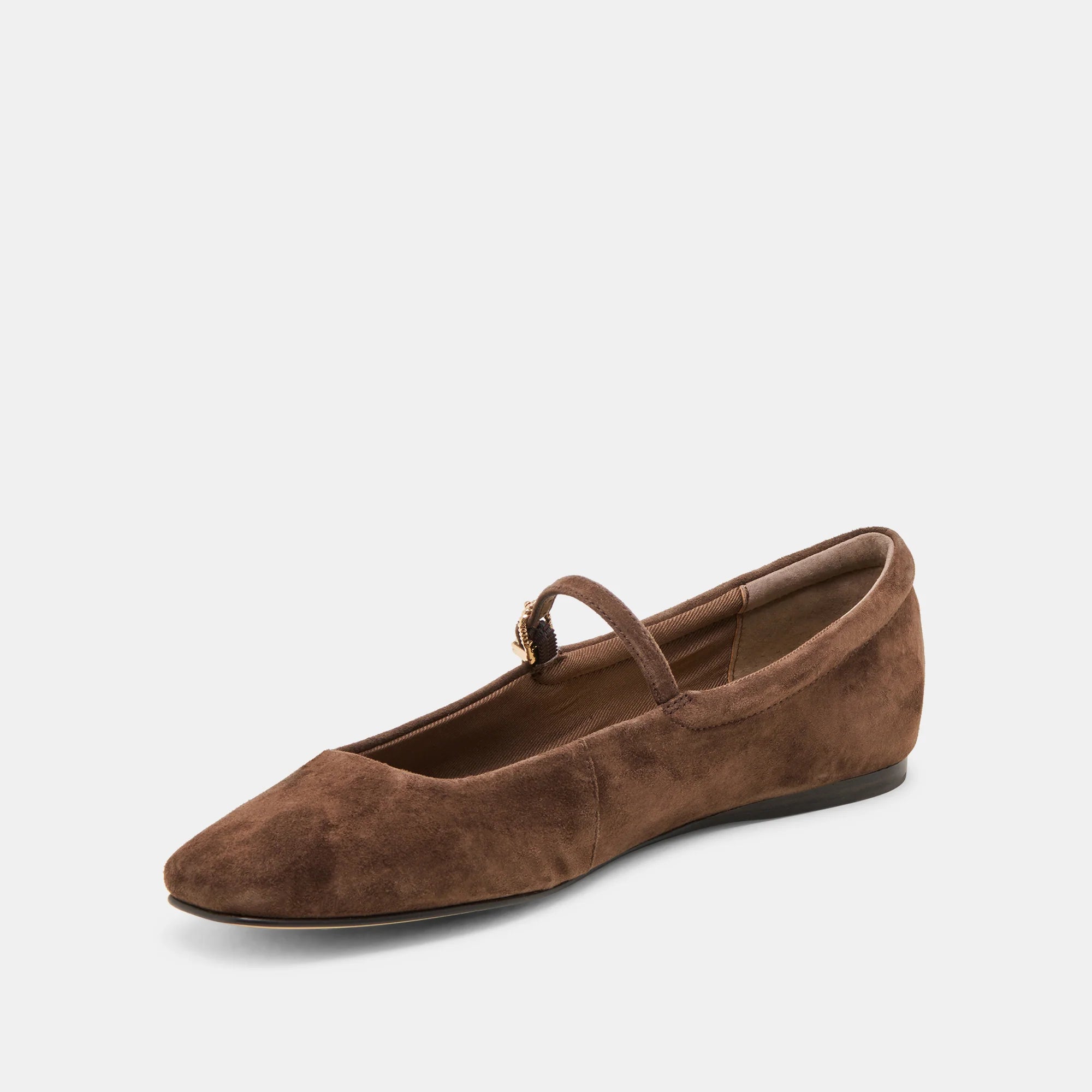 Dolce Vita Reyes Brown Suede Ballet Flat