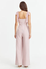Adelyn Rae Gia Ribbon Strap Jumpsuit