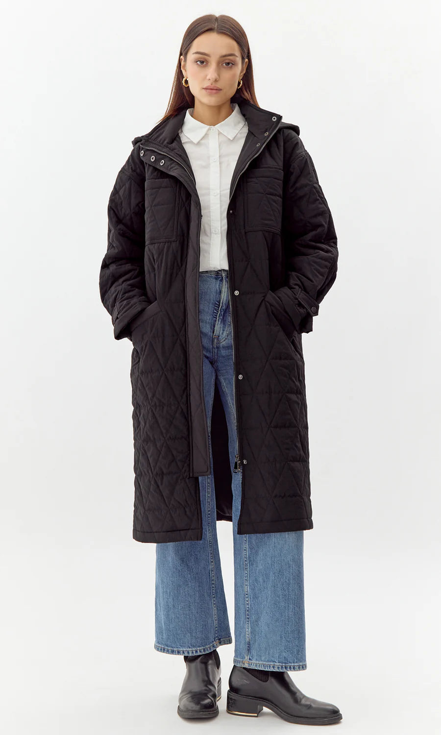 Greylin Sammy Quilted Hooded Jacket