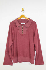 Project Social T Better Late Half Zip Sweatshirt