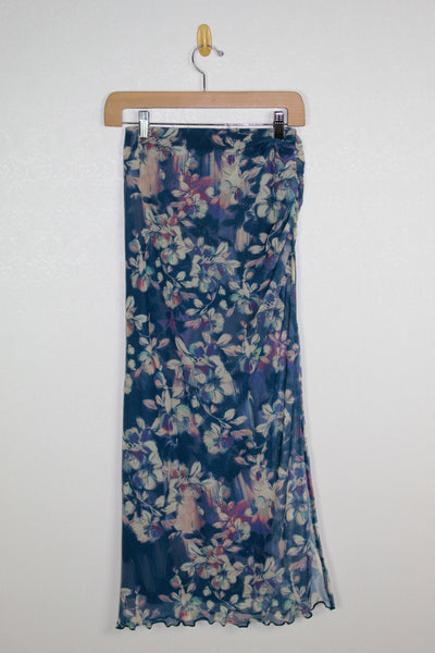 Sage The Label Mystic Muse Side Shirred Maxi Skirt