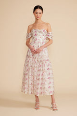 Lucy Paris Catrina Off the Shoulder Dress