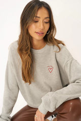 Project Social T Achy Breaky Embroidered Sweatshirt