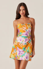 Astr Cerinthe Mini  Dress