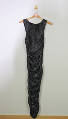 Line & Dot Olivia Pleated Mesh Dress