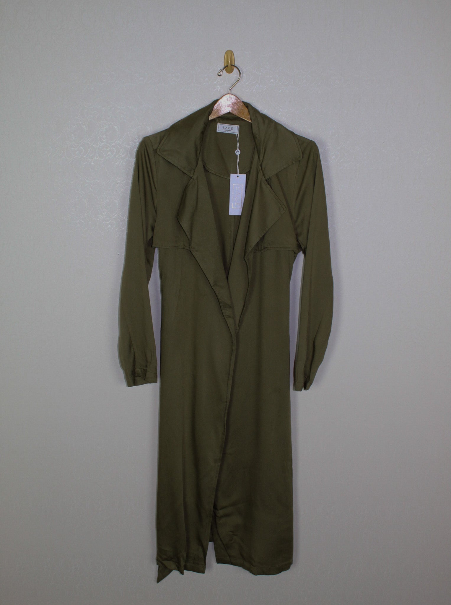 Sage The Label Pieces Of Me Trenchcoat
