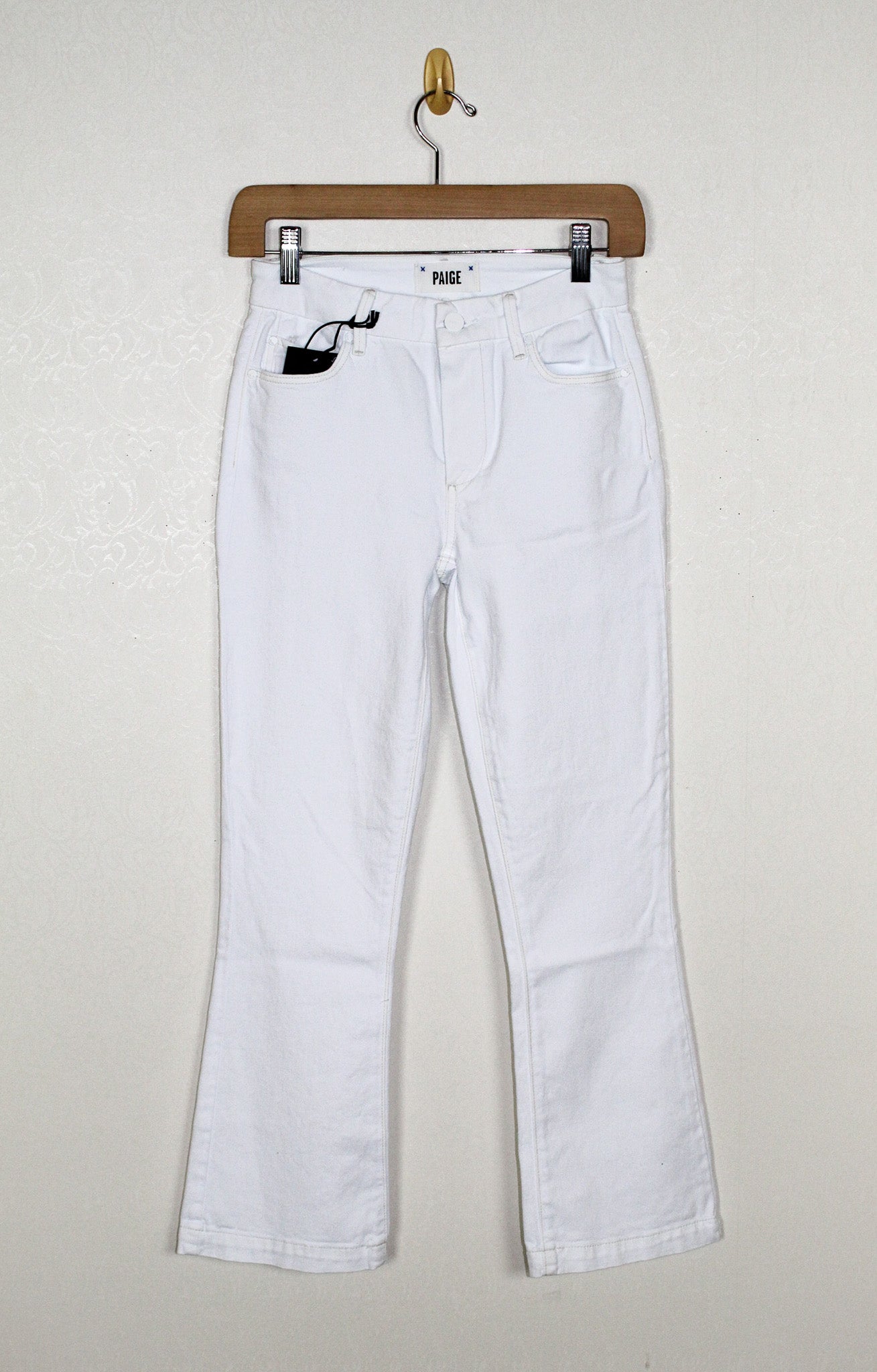 Paige Colette Crop Flare Denim