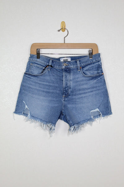 Paige Asher Hi-rise Buttonfly Shorts