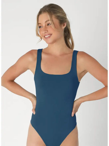 NikiBiki Clean Line Square Neck Bodysuit