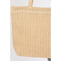 Stylin Large Crochet Straw Tote Bag