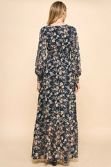 Pinch Floral Prink Maxi Dress