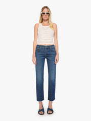 Mother Mid Rise Hiker Hover Fray