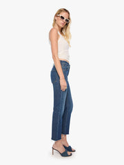 Mother Mid Rise Hiker Hover Fray