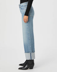 Paige Sasha Ankle Wide Leg Cuffed Denim