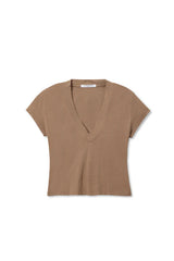 Perfectwhitetee Alanis V Neck Tee