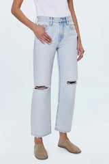 Pistola Lexi Mid Rise Bowed Straight
