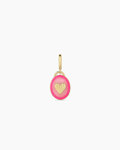 Gorjana Power Gemstone Love Parker Charm Rose Quartz