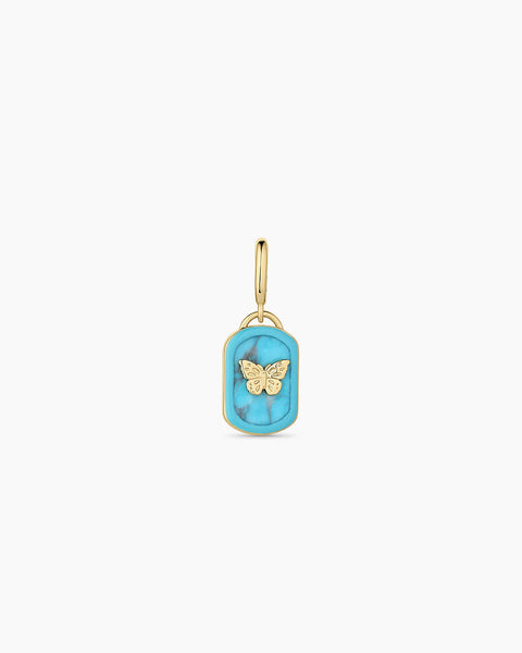 Gorjana Power Gemstone Healing Parker Charm Turquoise