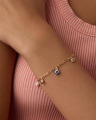 Gorjana Connection Mini Charm Bracelet