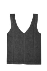 Nikibiki Vintage Reversible Textured Top