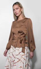 Greylin Lola L/S SIde Tie Top