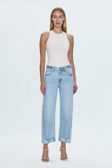 The Kacey Mid Rise Cuffed Straight