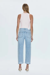 The Kacey Mid Rise Cuffed Straight