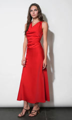 Greylin Yasmine Twist Strap Maxi Dress