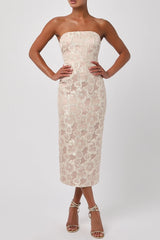 Lulu's Isla Strapless Dress