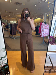 Bobi Raw Edge Detail Pant