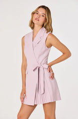 Astr Kesari Slvless Blazer Mini Dress