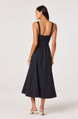 Astr Mckinley Button  Front Midi Dress