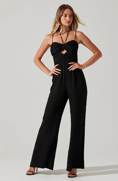 Astr Kamora Front Cutout Jumpsuit