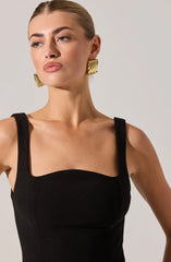 Astr Kendal Curved Neck Bodysuit
