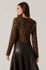 Astr Katrina Fuzzy Crewneck Cardigan