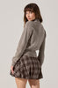 Astr Tawni Mock Turtleneck Cardigan