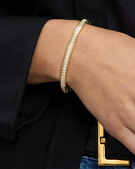 Melinda Maria Ashley Pave Cuff 4mm