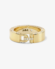 Melinda Maria Ashley Smooth Lock Ring