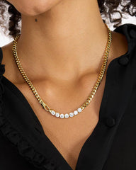 Melinda Maria Baby Julian Loves Diamond Necklace 18'