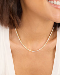 Melinda Maria Not Your Basic Tennis Necklace